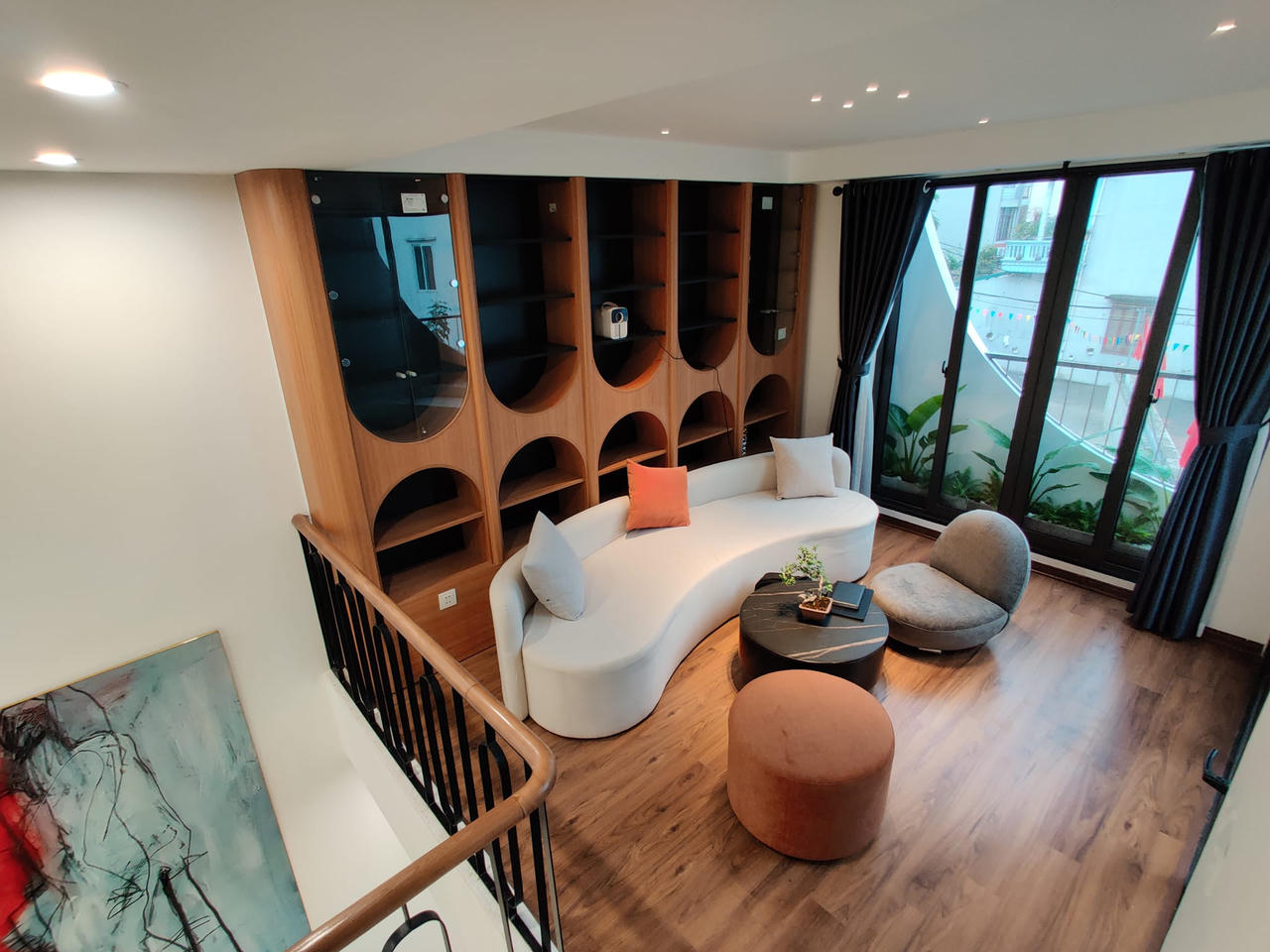 Mảnh đất méo, rộng 44m2 hóa không gian nghỉ dưỡng cực chill cho gia đình nhỏ