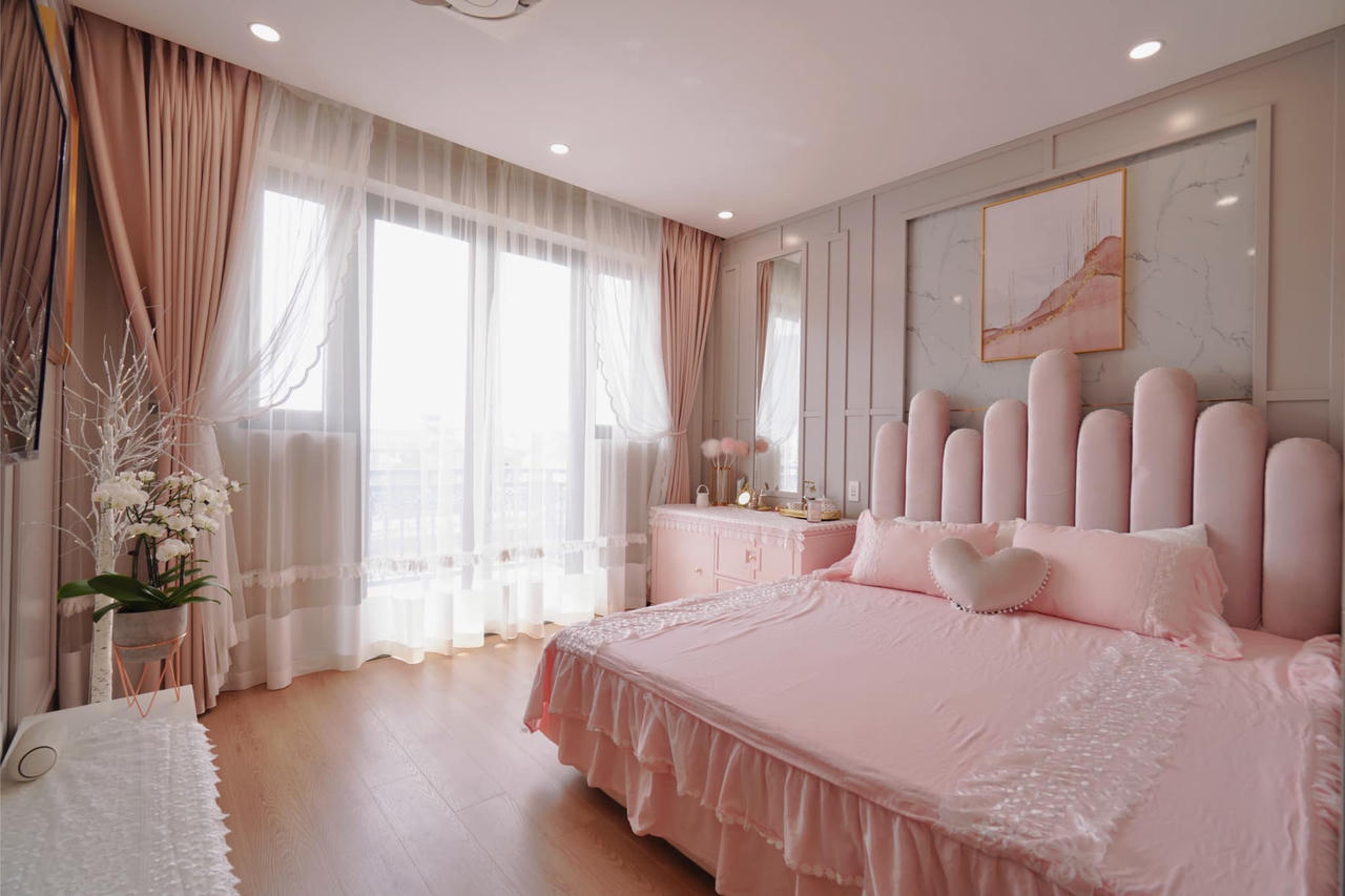 Mê mẩn trước ngôi nhà 5 tầng màu hồng của cô gái Hải Phòng