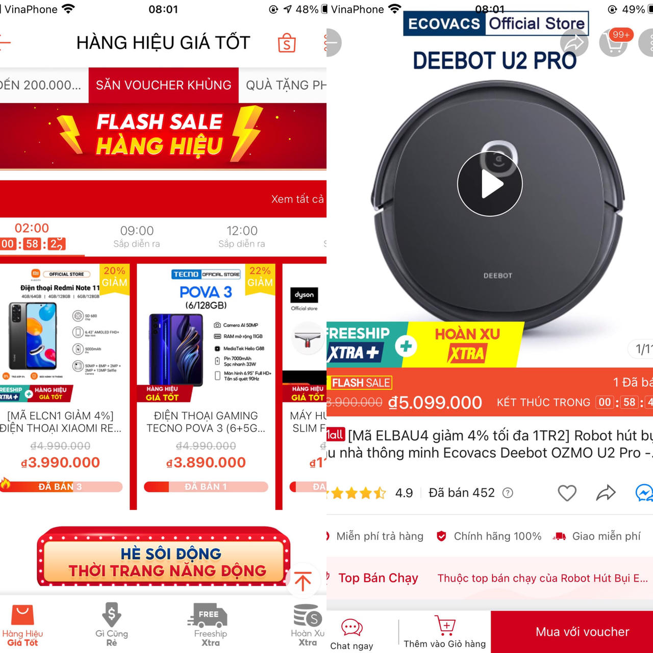 Cuộc chiến giành thị phần từ các 'ông lớn' thương mại điện tử dịp 8/3