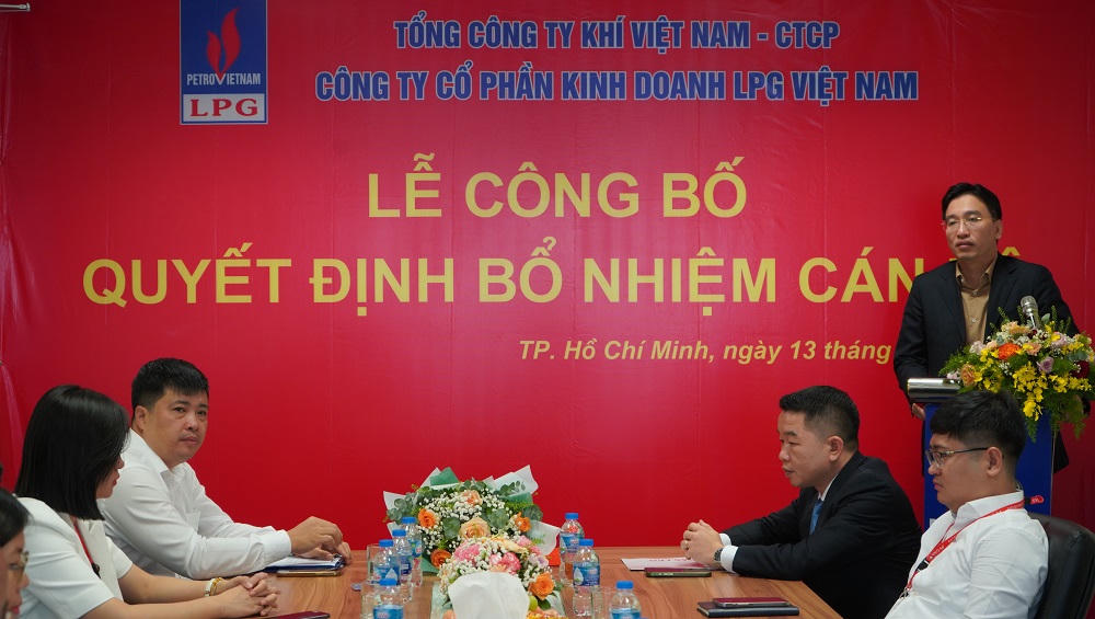 PV GAS LPG công bố Quyết định bổ nhiệm cán bộ