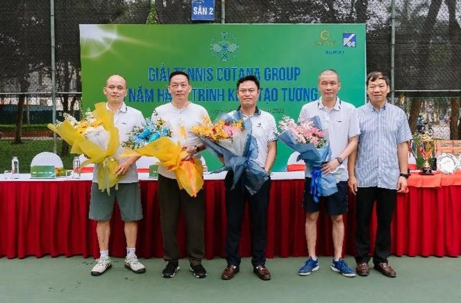 Giải tennis Cotana Group - “30 năm - Dòng chảy kiến tạo tương lai” thành công tốt đẹp