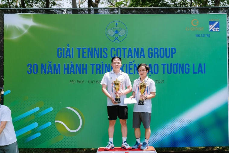Giải tennis Cotana Group - “30 năm - Dòng chảy kiến tạo tương lai” thành công tốt đẹp