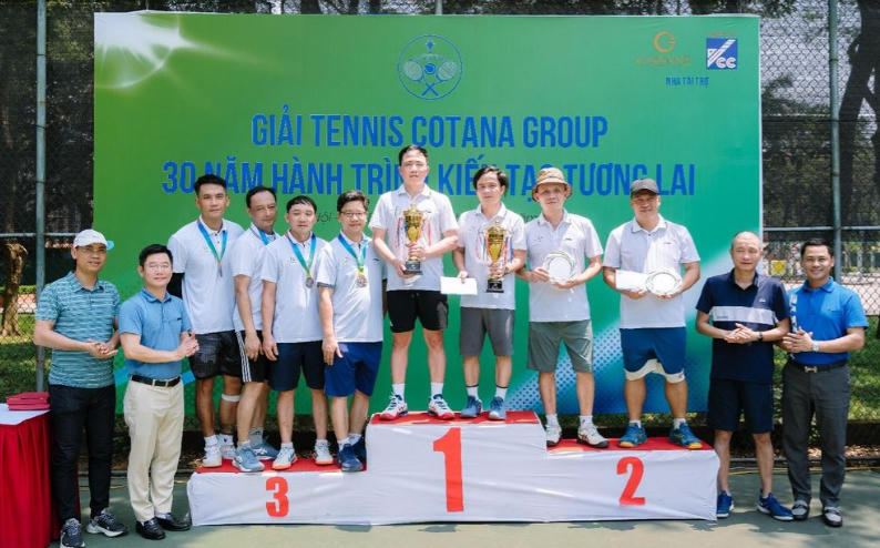 Giải tennis Cotana Group - “30 năm - Dòng chảy kiến tạo tương lai” thành công tốt đẹp