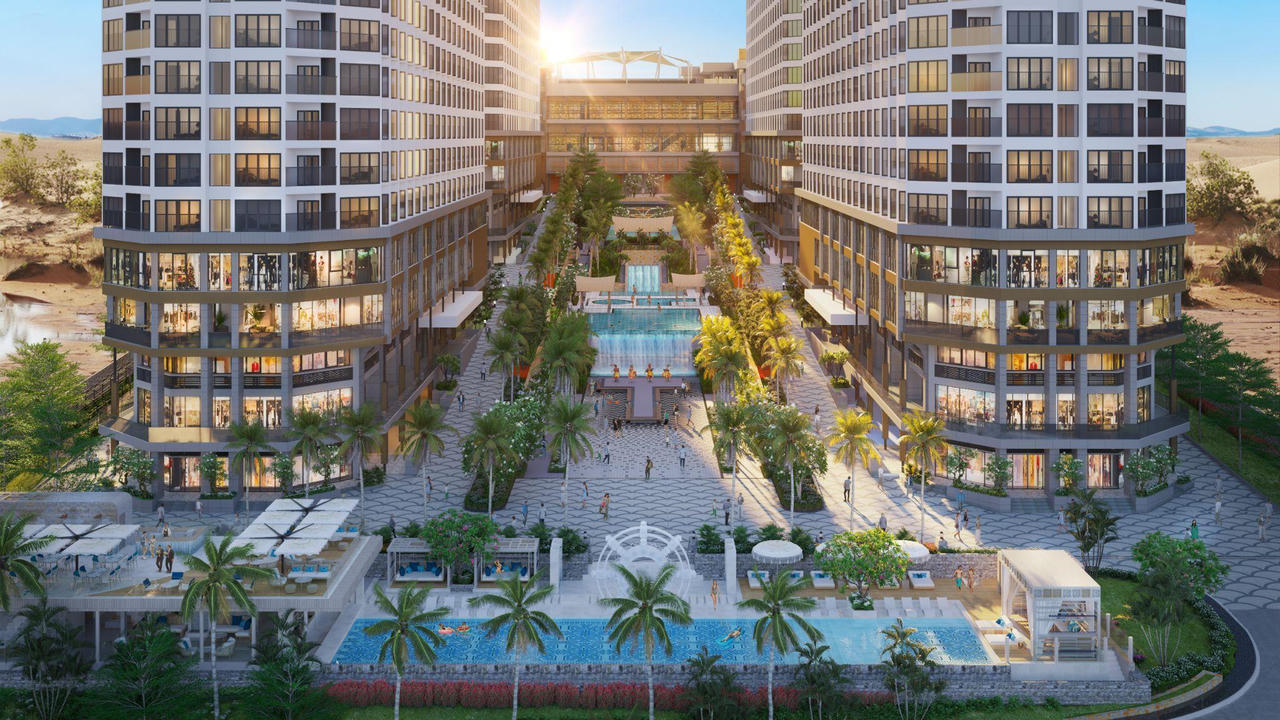 Sức hút từ quỹ căn shophouse giới hạn tại APEC Mandala Wyndham Mũi Né 