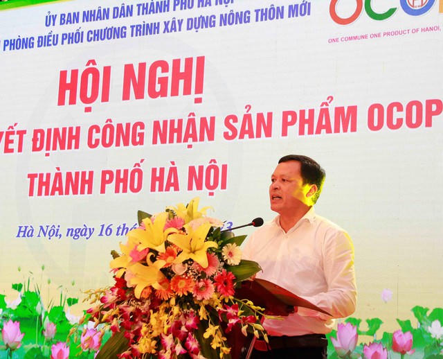 Hà Nội trao chứng nhận cho 518 sản phẩm OCOP mới