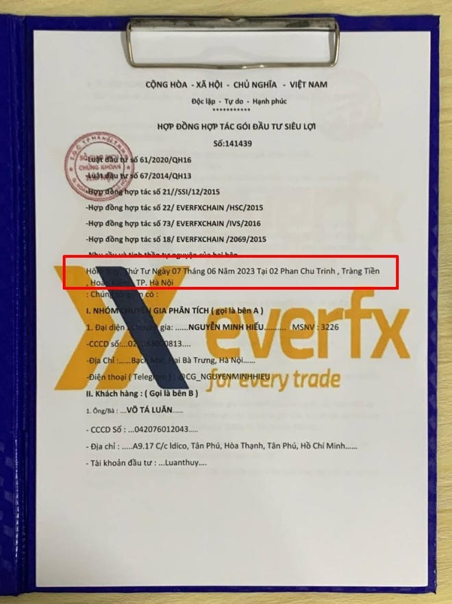 Mạo danh Sở Giao dịch Chứng khoán Hà Nội kêu gọi đầu tư siêu lợi nhuận để lừa đảo