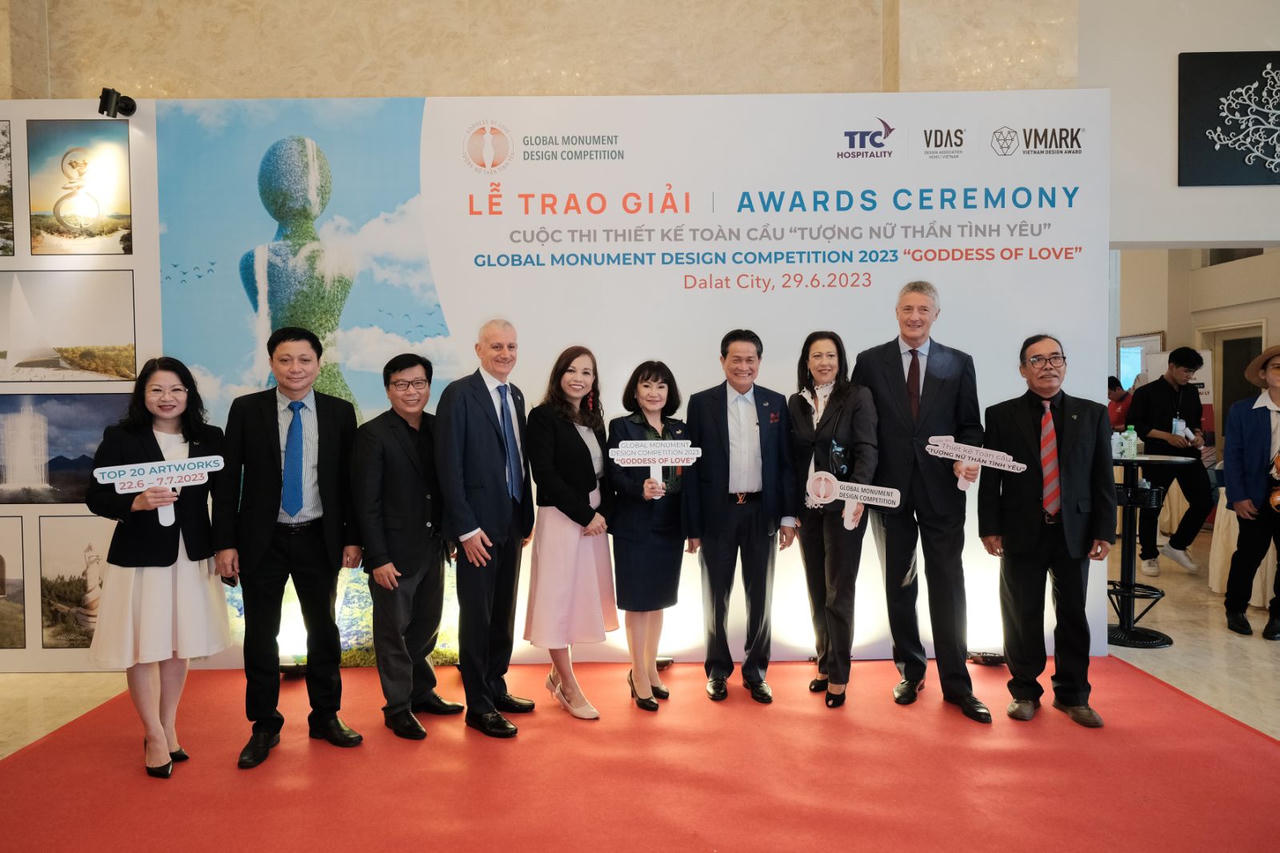Các giải thưởng cuộc thi Thiết kế Toàn cầu “Tượng nữ thần tình yêu” đã tìm được chủ nhân