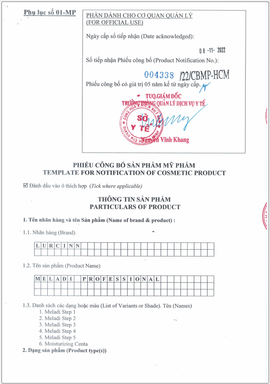 Mỹ phẩm Lurcinn - Lurcos không chứa chất cấm, an toàn với mọi loại da 