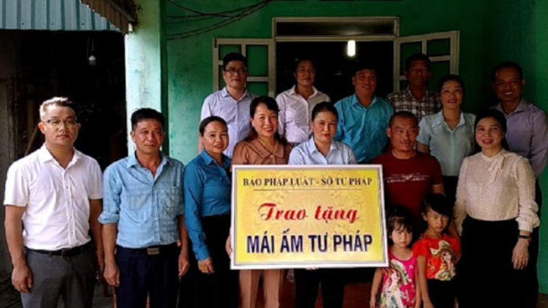 Mái ấm Tư pháp: Trao gửi những yêu thương!