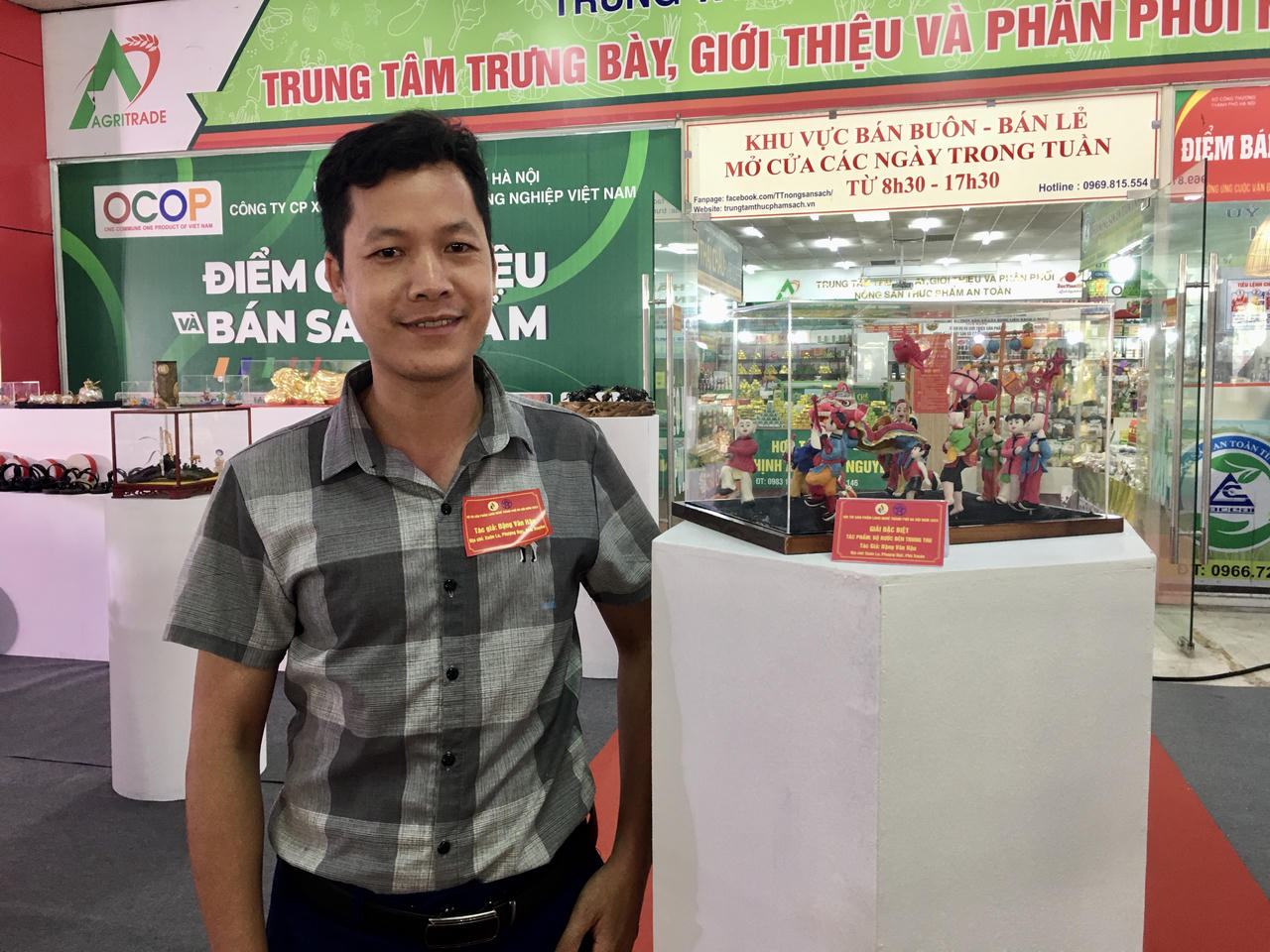 56 tác phẩm đạt giải tại Hội thi sản phẩm làng nghề TP Hà Nội 2023