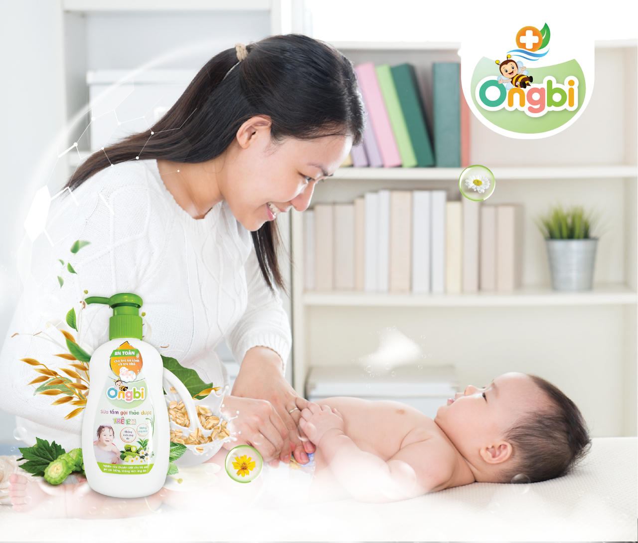 Giải nỗi lo của mẹ khi da con “biểu tình” mùa hanh khô