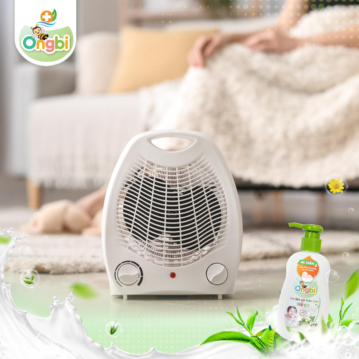 Dùng quạt sưởi cho bé sơ sinh và những điều cần lưu ý 