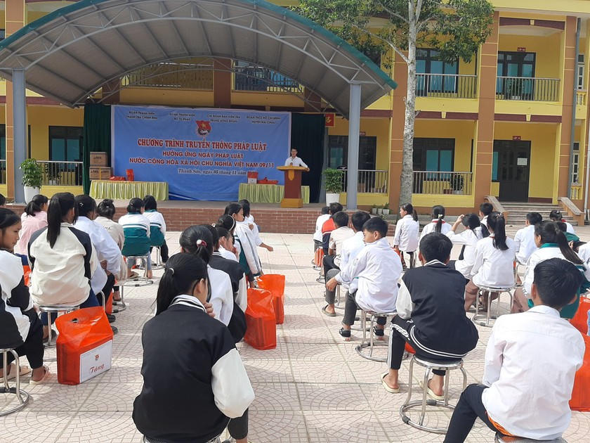 Các đơn vị thuộc Bộ Tư pháp tích cực hưởng ứng Ngày Pháp luật Việt Nam