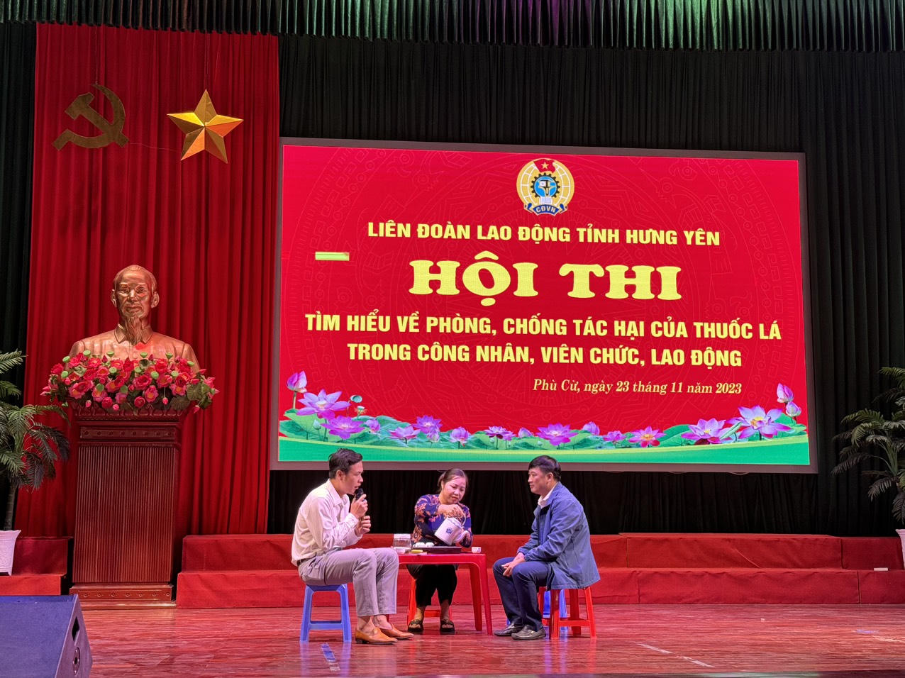 Sôi nổi Hội thi tìm hiểu phòng, chống tác hại của thuốc lá trong viên chức, người lao động