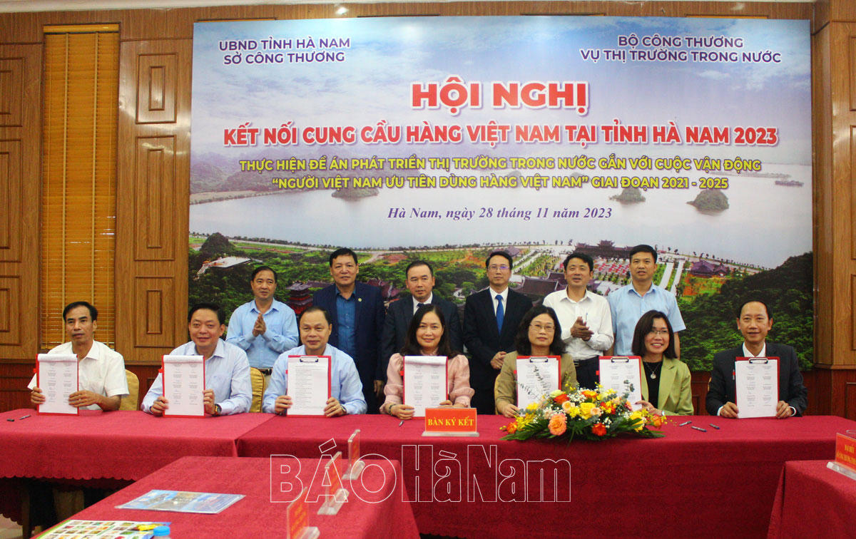 Hà Nam đẩy mạnh kết nối cung cầu hàng Việt tại thị trường trong nước