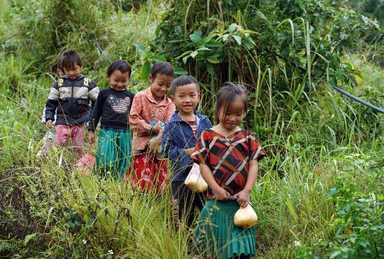 Điểm trường của học sinh nghèo không có cả rau ăn 