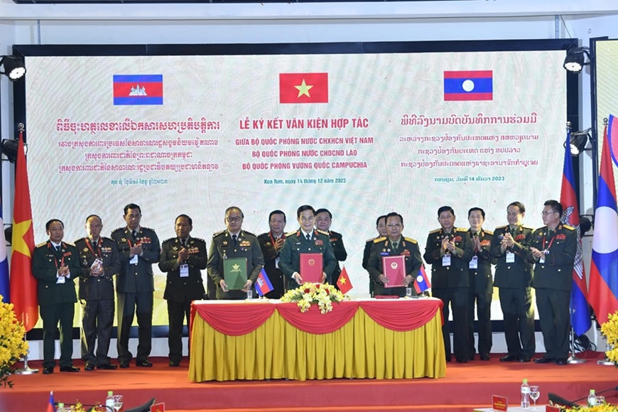 Giao lưu Hữu nghị quốc phòng biên giới Việt Nam - Lào - Campuchia lần thứ nhất: Góp phần tô đậm tình hữu nghị, đoàn kết 3 nước Đông Dương
