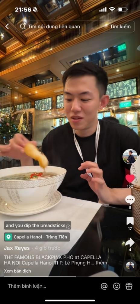 Điều gì khiến 'phở Capella', 'hoàng hôn Phú Quốc' nhận hàng vạn lượt thả tim của cộng đồng Tiktok?