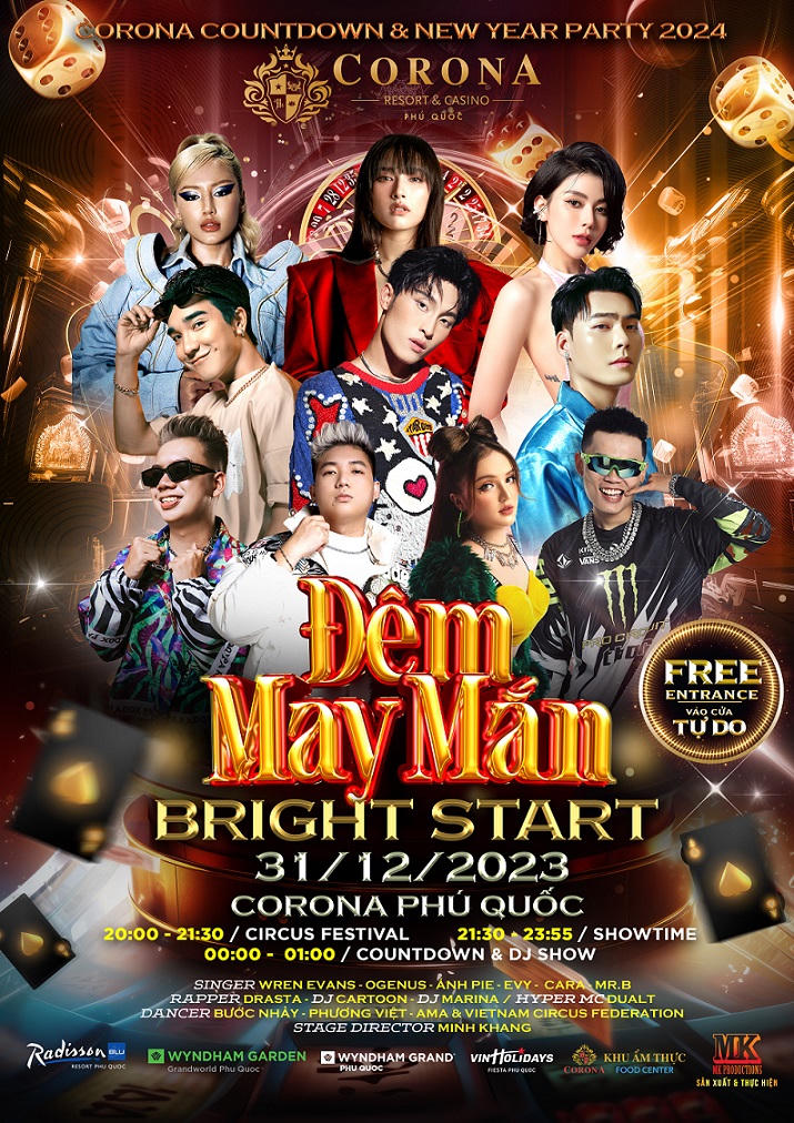 Bùng nổ phong cách đón năm mới 2024 đồng loạt tại Phú Quốc United Center
