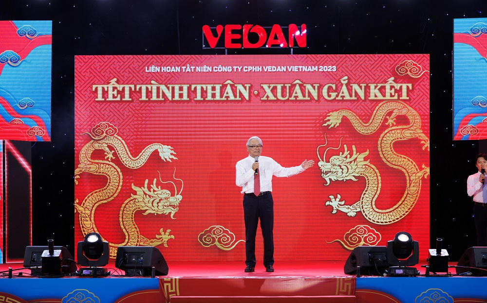 Liên hoan tất niên 2023 'Tết tình thân - Xuân gắn kết' của Vedan Việt Nam