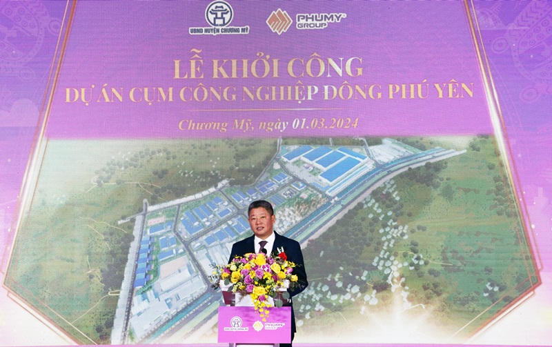 Khởi công xây dựng Cụm công nghiệp Đông Phú Yên (Hà Nội)