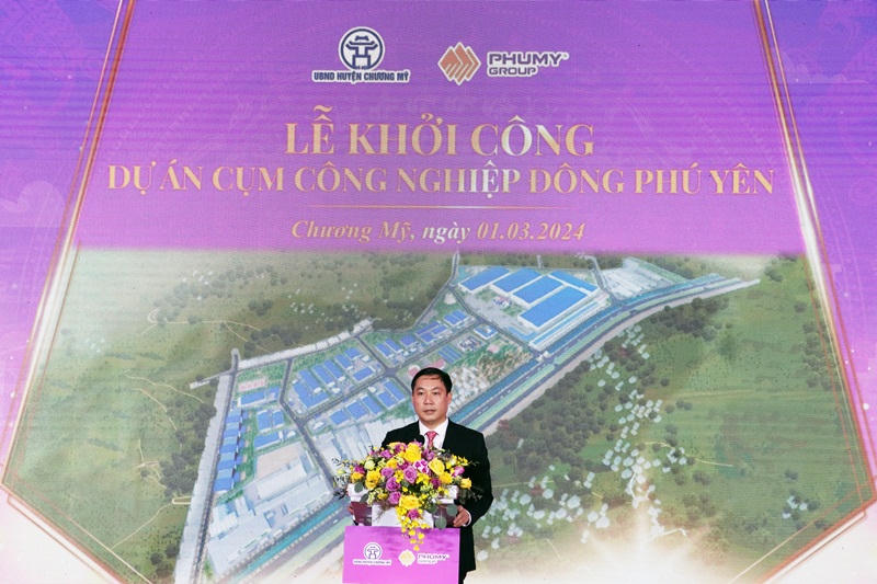 Khởi công xây dựng Cụm công nghiệp Đông Phú Yên (Hà Nội)