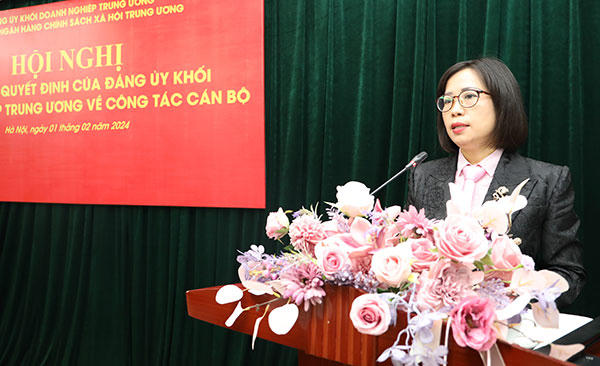 Ban Thường vụ Khối Doanh nghiệp Trung ương chuẩn y Phó Bí thư Đảng ủy NHCSXHTW