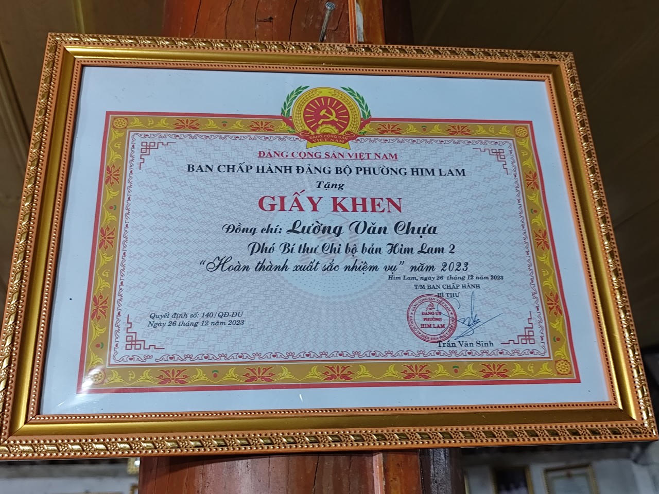 Tâm huyết của người đảng viên, trưởng bản trên vùng đất Điện Biên anh hùng