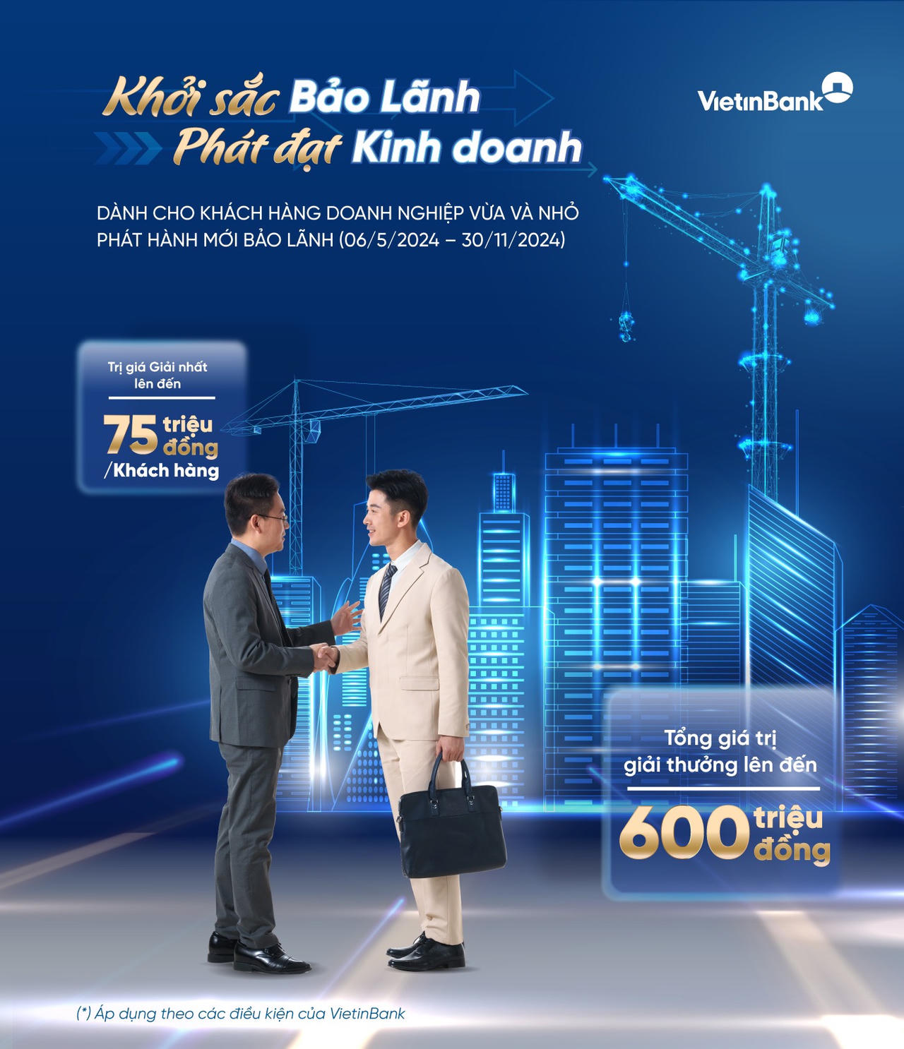 'Cơn lốc' ưu đãi phí và quà tặng dành cho doanh nghiệp SME từ VietinBank