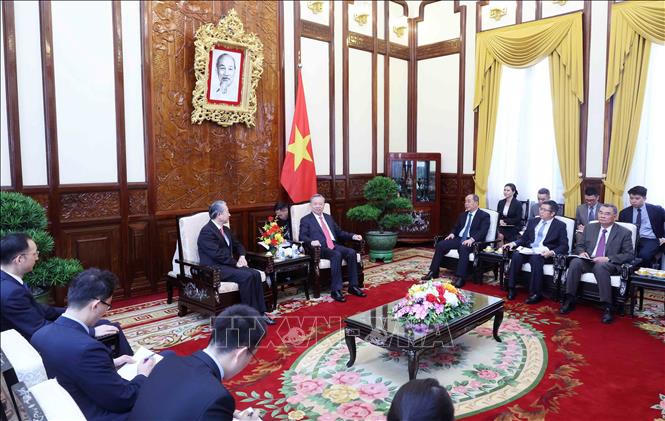 Chủ tịch nước Tô Lâm tiếp Đại sứ Trung Quốc Hùng Ba