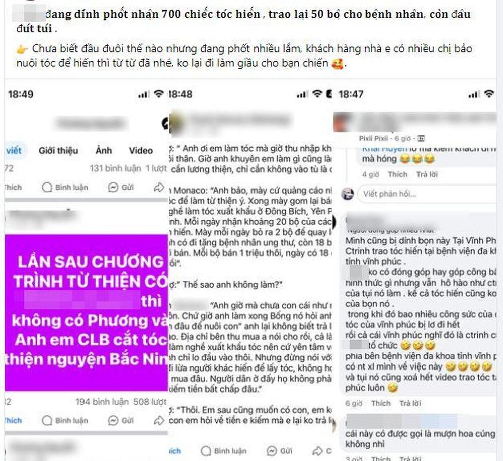 Thực hư vụ 1900 Hair Salon bị tố “ăn chặn” hàng trăm bộ tóc hiến tặng bệnh nhân ung thư