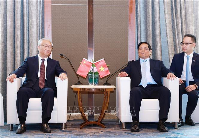 Thủ tướng Phạm Minh Chính tiếp Phó Thủ tướng Trung Quốc Trương Quốc Thanh