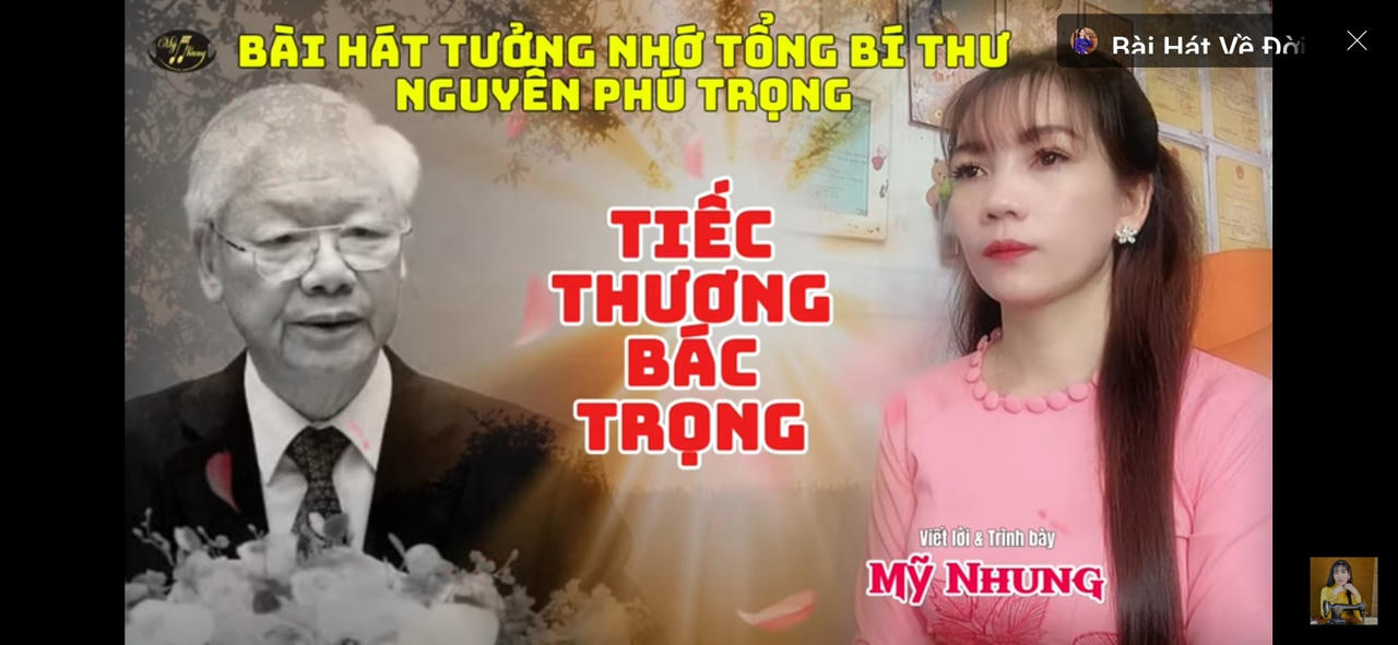 Các tác phẩm nghệ thuật tưởng nhớ Tổng Bí thư Nguyễn Phú Trọng