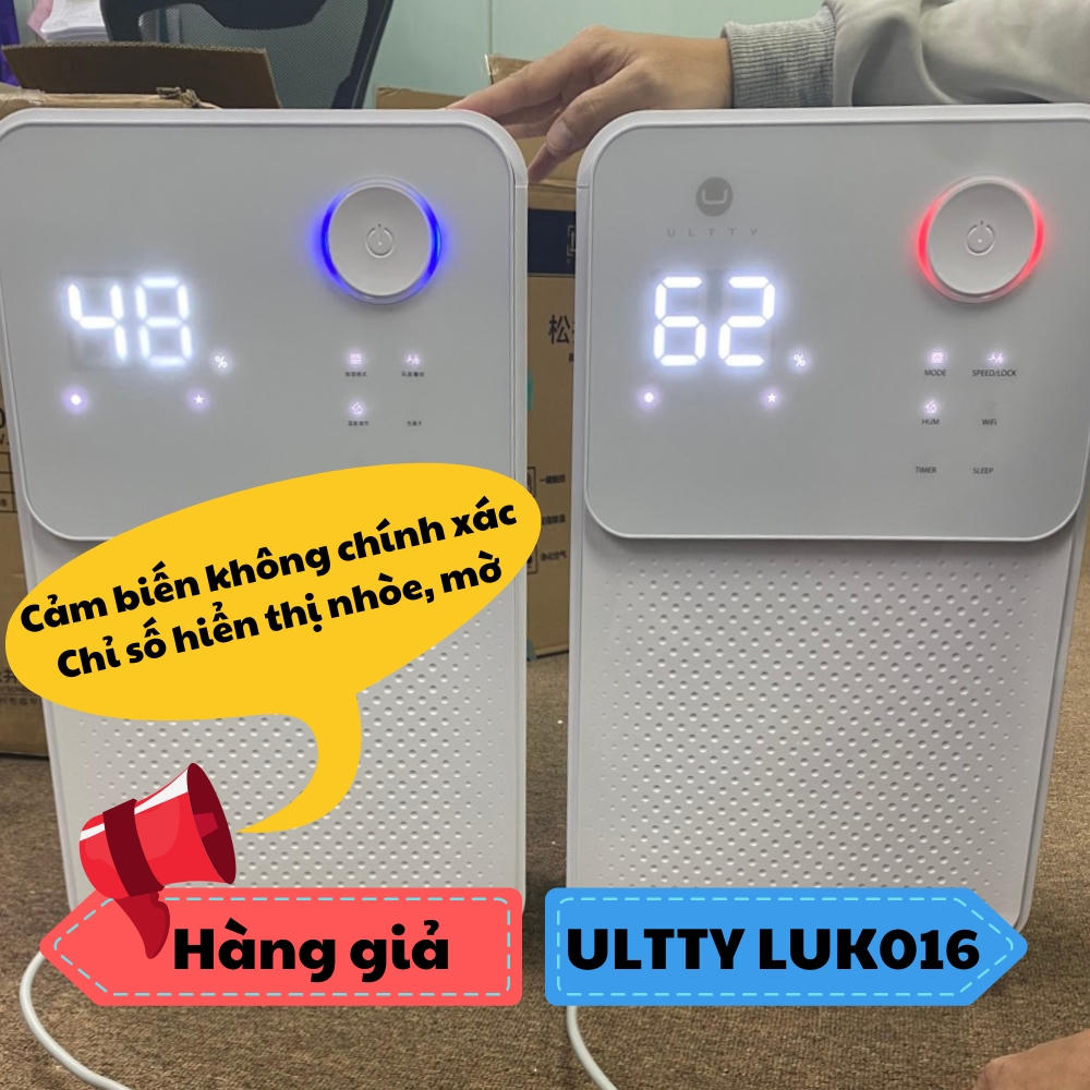 Cảnh báo giả mạo Máy Hút Ẩm U ULTTY, cách phân biệt hàng thật - hàng giả