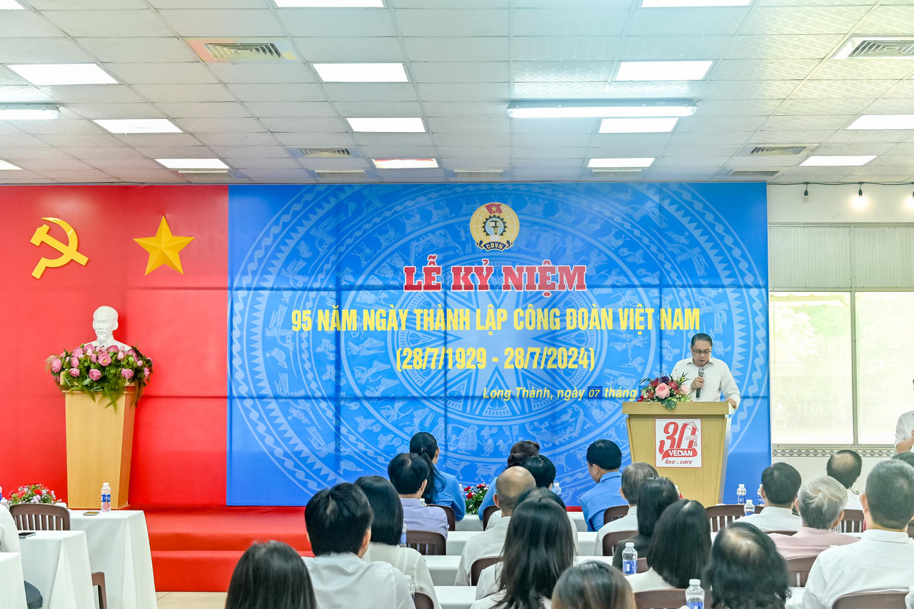 Vedan Việt Nam tích cực tham gia hoạt động chào mừng 95 năm Ngày thành lập Công đoàn Việt Nam
