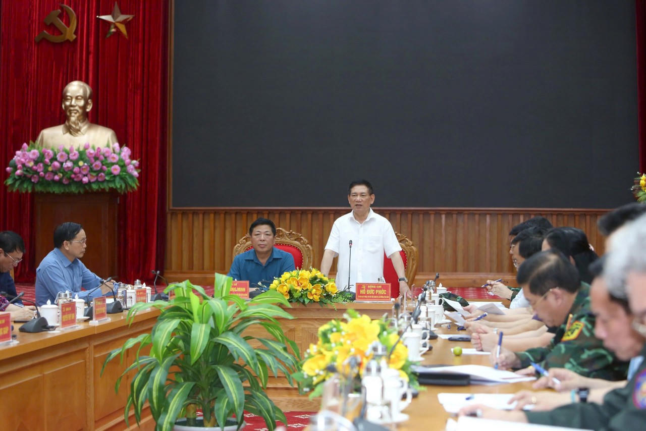 Phó Thủ tướng Hồ Đức Phớc kiểm tra công tác khắc phục hậu quả mưa lũ tại Thái Nguyên, Bắc Kạn, Cao Bằng 