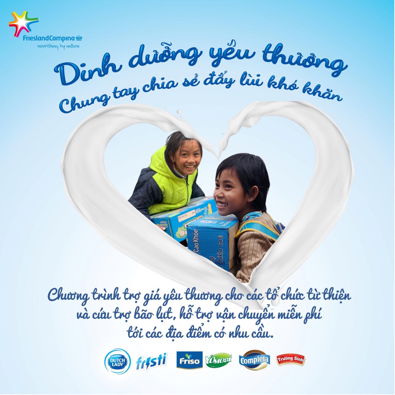 Sữa Cô Gái Hà Lan 'gom nắng sau bão', hỗ trợ người dân phía Bắc vững vàng khắc phục hậu quả thiên tai