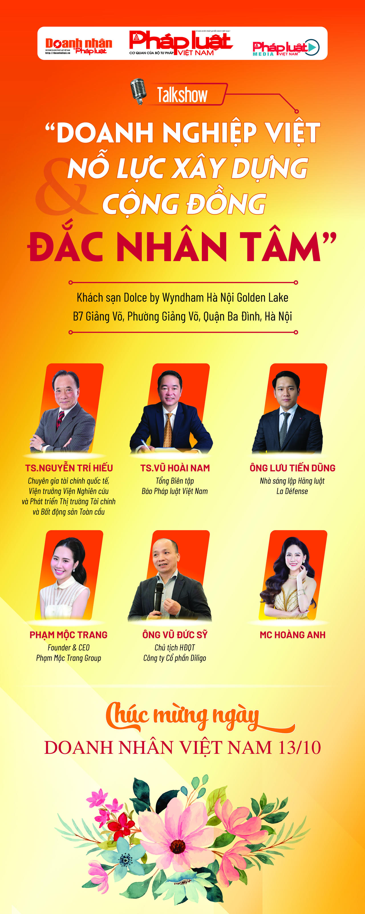 Talk Show 'Doanh nghiệp Việt & Nỗ lực xây dựng cộng đồng Đắc nhân tâm'