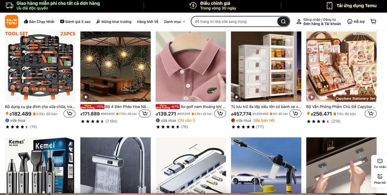 Temu – “Thiên đường” mua sắm giá rẻ hay bẫy “tiền mất, tật mang”?