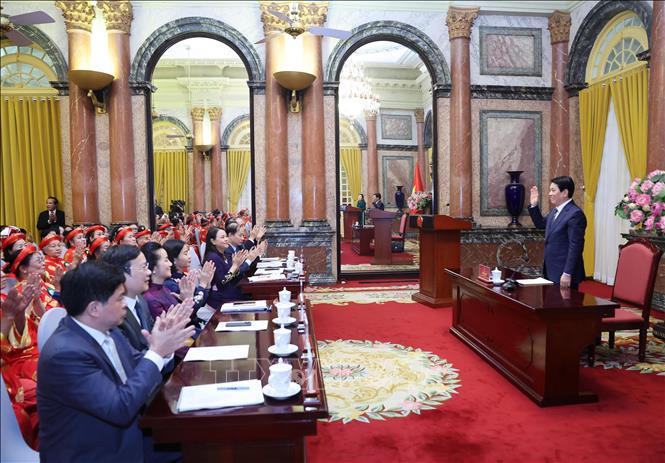 Chủ tịch nước Lương Cường: Phụ nữ Việt Nam tiếp tục làm rạng danh đất Việt