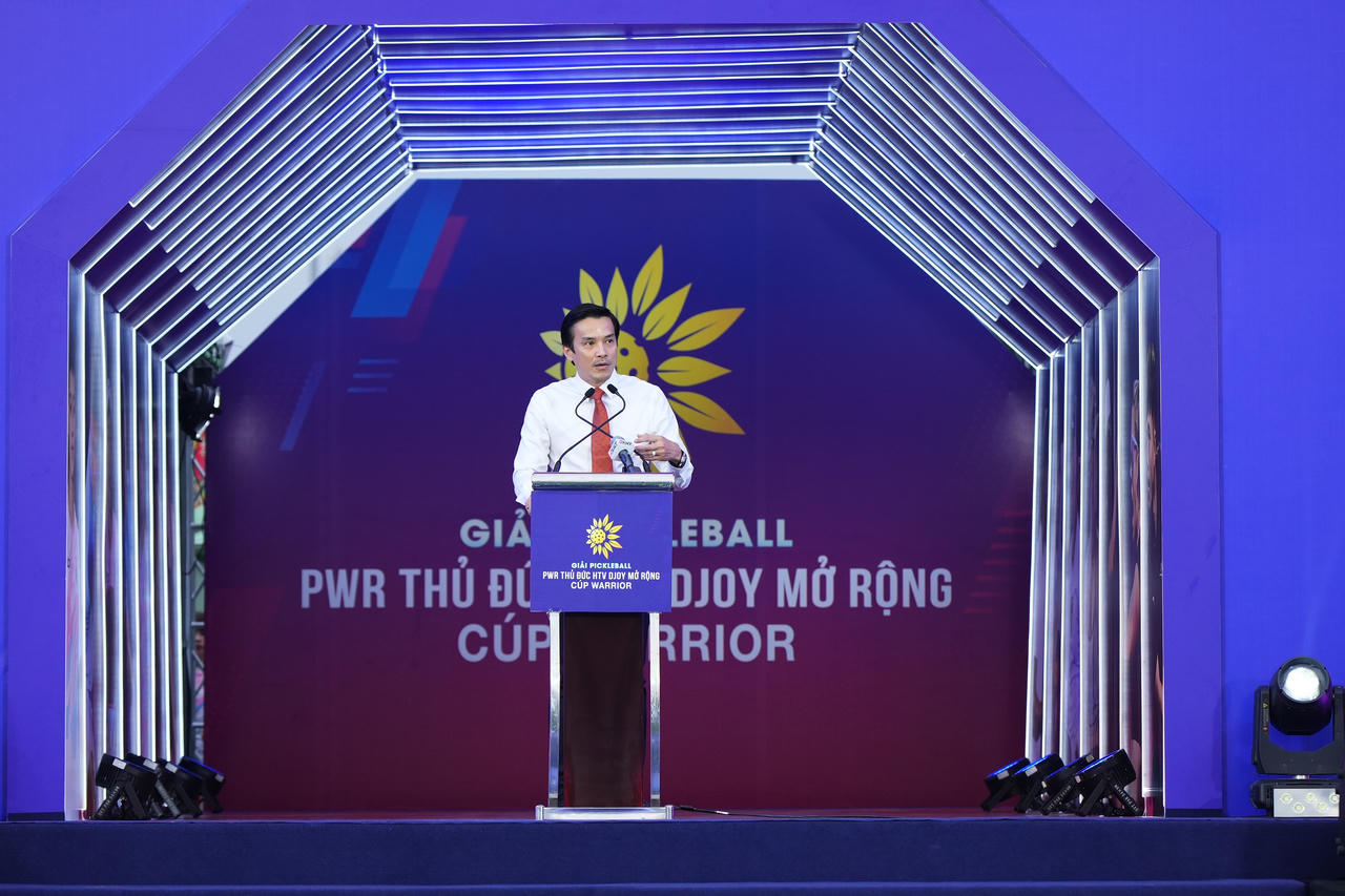 Chính thức khai mạc giải pickleball PWR Thủ Đức HTV DJOY mở rộng - Cúp WARRIOR