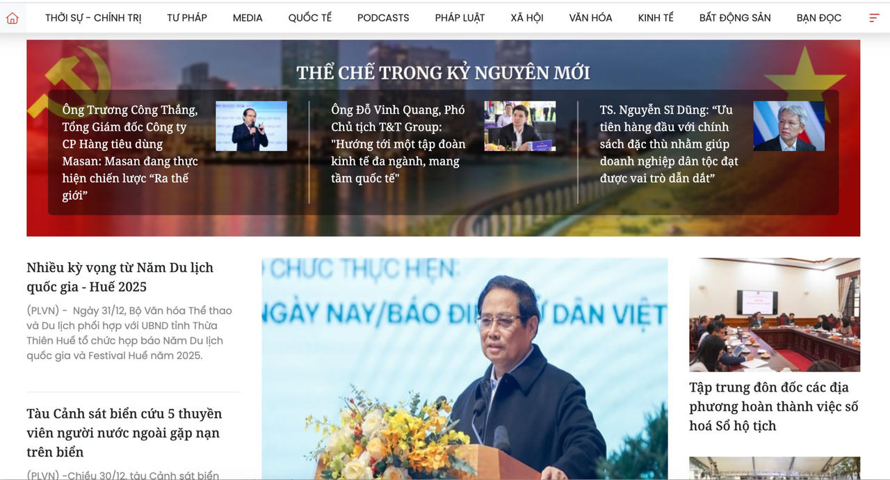 10 sự kiện nổi bật của Báo Pháp luật Việt Nam năm 2024