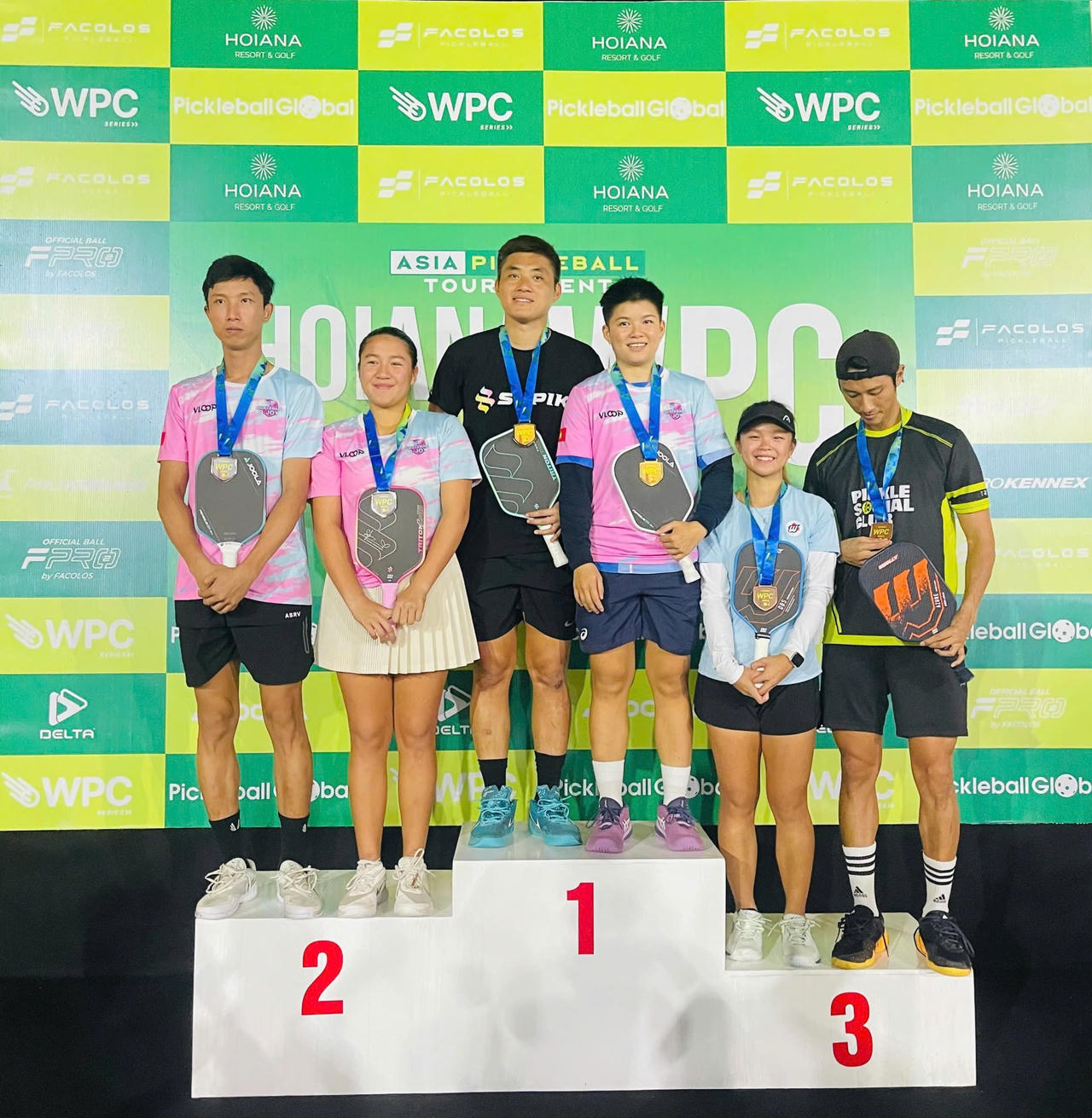 CLB Pickleball D-Joy lập thành tích cao tại giải đấu Hoiana WPC Finals