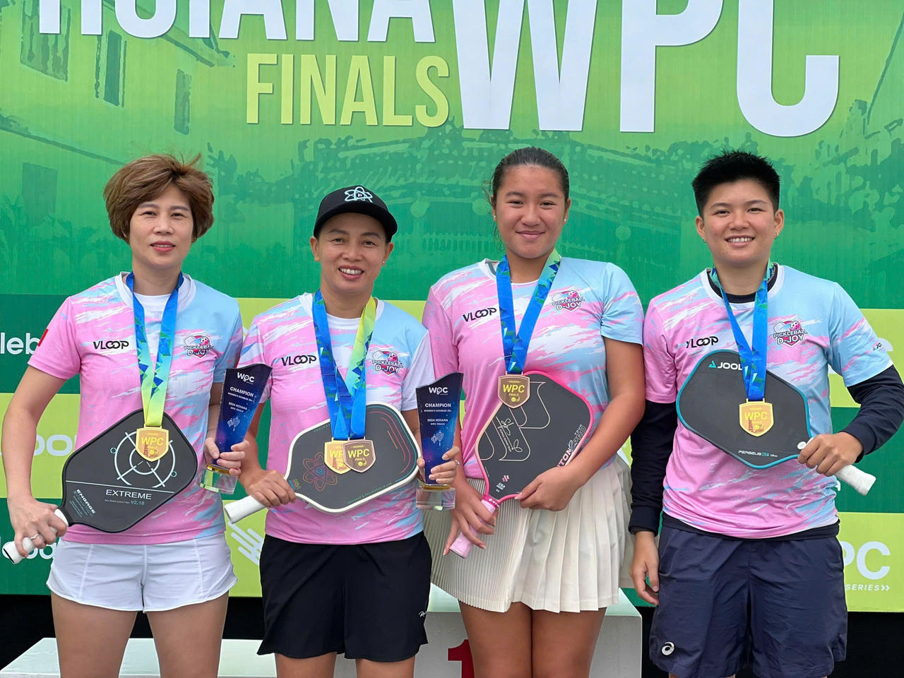CLB Pickleball D-Joy lập thành tích cao tại giải đấu Hoiana WPC Finals
