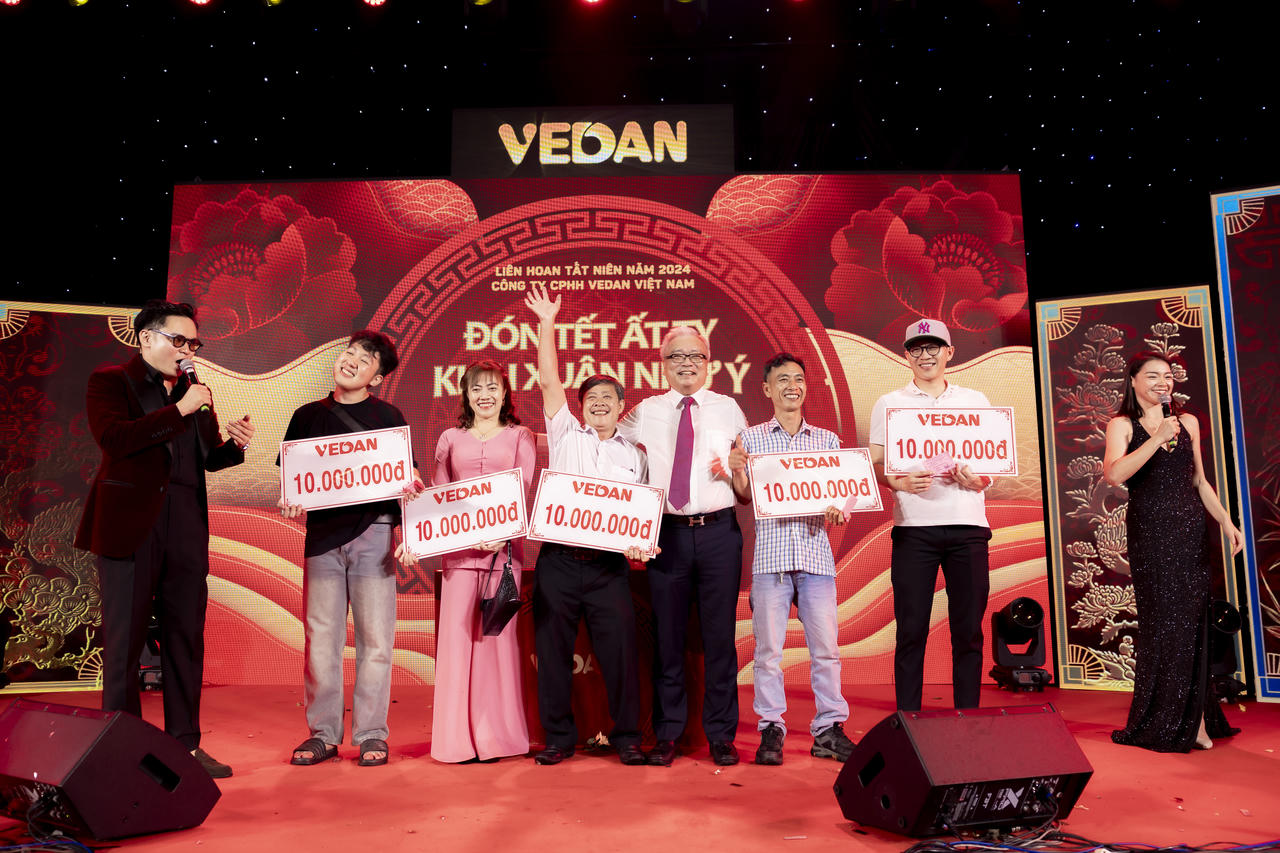 Liên hoan Tất niên 2024 'Đón Tết Ất Tỵ - Khai Xuân Như Ý' tại Vedan Việt Nam