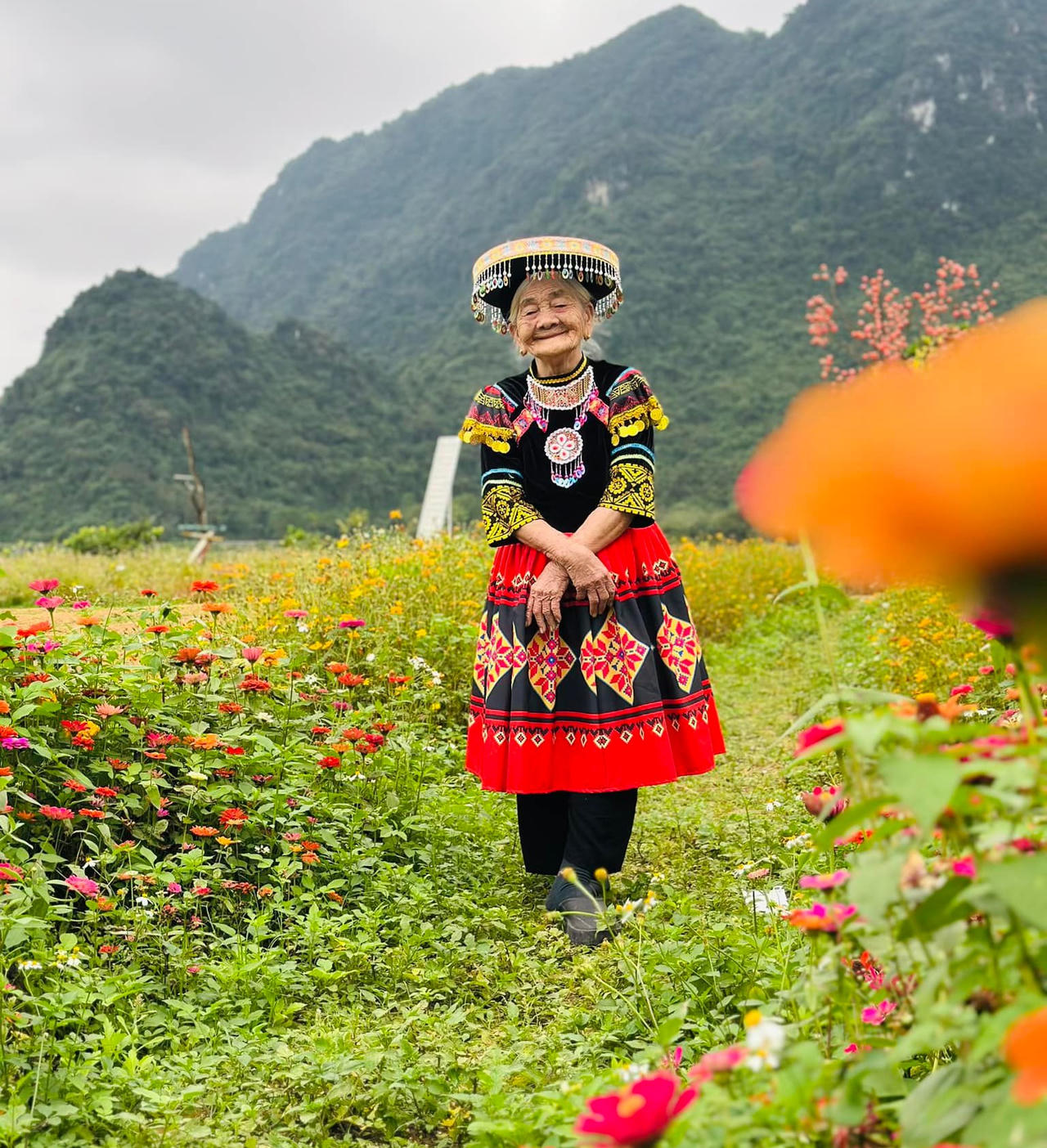 Cụ bà 97 tuổi check-in khắp Việt Nam gây sốt mạng xã hội