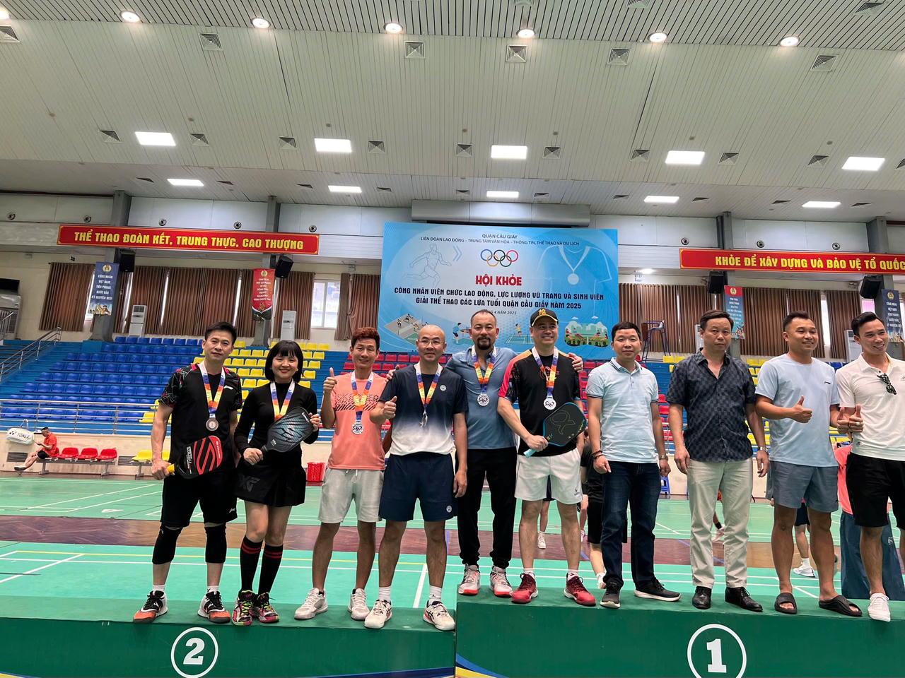 Hội khỏe Công nhân viên chức, người lao động quận Cầu Giấy năm 2025 tổ chức thành công tốt đẹp