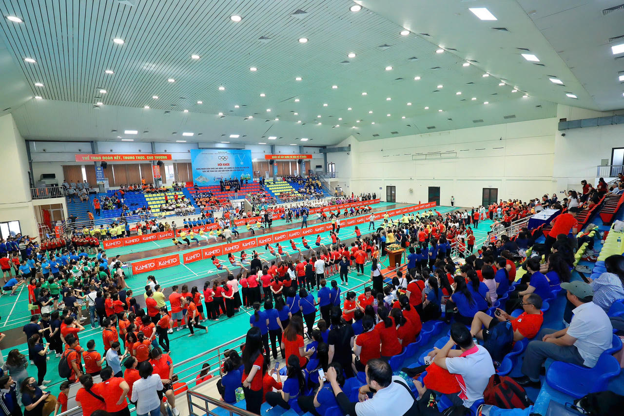 Hội khỏe Công nhân viên chức, người lao động quận Cầu Giấy năm 2025 tổ chức thành công tốt đẹp