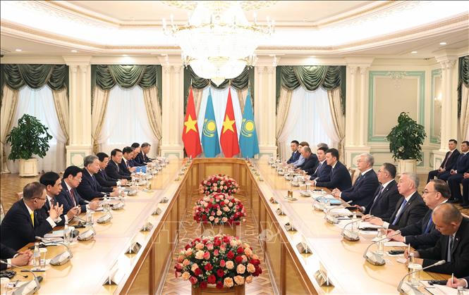 Nâng cấp quan hệ Việt Nam - Kazakhstan lên Đối tác chiến lược