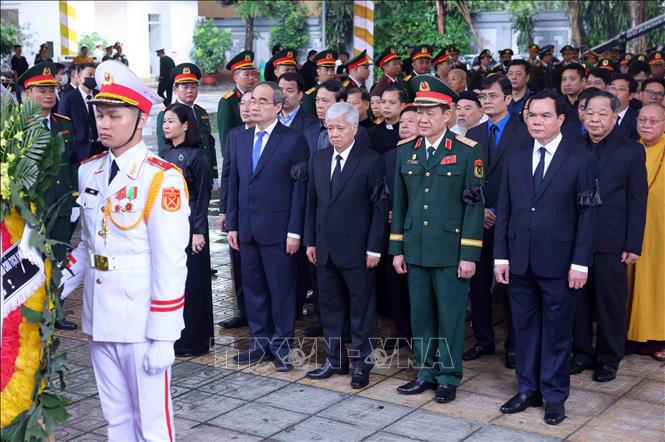 Cử hành trọng thể Lễ Quốc tang nguyên Chủ tịch nước Trần Đức Lương